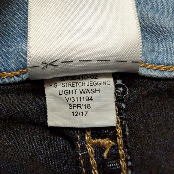 Girls Size 14 Bundle Gap High Stretch Jeggings & Cat & Jack Khaki Chinos - Picture 5 of 10